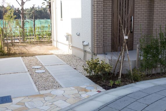 エクステリアの作業後